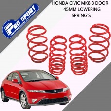 ProSport Lowering Springs for Honda Civic Mk8 3-Door 